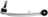 Dorman 524-529 Suspension Control Arm and Ball Joint Assembly - Front Left Lower Rearward
