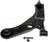 Dorman 527-439 Suspension Control Arm and Ball Joint Assembly - Front Left Lower
