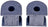 Dorman 540-526 Suspension Stabilizer Bar Bushing Kit - Front