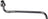 Dorman 624-067 Automatic Transmission Oil Cooler Hose Assembly - Auxiliary Cooler (Driver Side) to Transmission