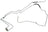 Dorman 624-626 Automatic Transmission Oil Cooler Hose Assembly - Inlet and Outlet