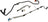 Dorman 667-496 Turbocharger Coolant and Oil Supply / Return Line Kit - Left