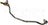 Dorman 667-537 Turbocharger Oil Line - Supply (Left)