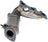 Dorman 673-018 Catalytic Converter with Integrated Exhaust Manifold - Front