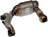 Dorman 673-883 Catalytic Converter with Integrated Exhaust Manifold - Front