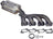 Dorman 673-931 Catalytic Converter with Integrated Exhaust Manifold - Left