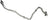 Dorman 724-606 Automatic Transmission Oil Cooler Hose Assembly - Transmission to Radiator (Lower)