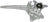 Dorman 740-787 Window Regulator - Rear Left