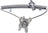Dorman 749-029 Window Regulator - Rear Left
