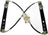 Dorman 752-362 Window Regulator - Rear Left