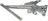 Dorman 752-418 Window Regulator - Rear Left