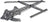 Dorman 752-587 Window Regulator - Rear Left
