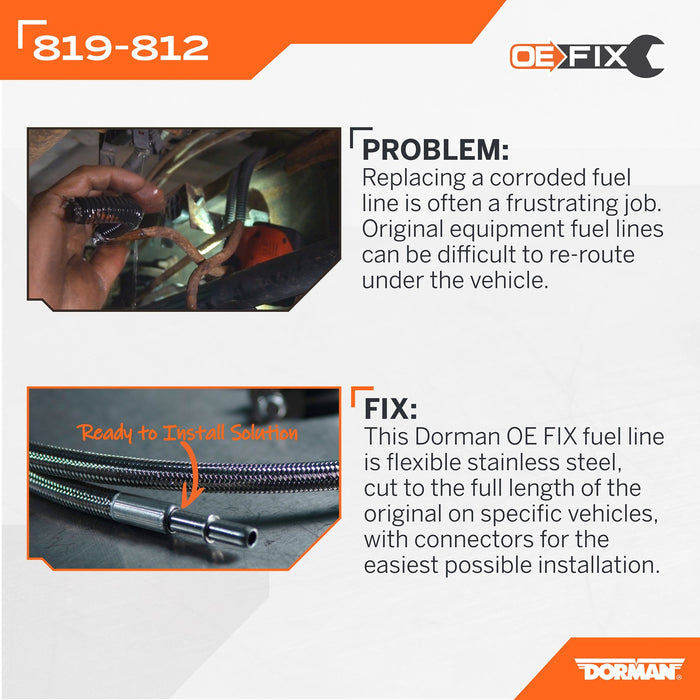 Dorman 819-812 Fuel Line - Front
