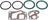 Dorman 904-223 Engine Oil Cooler Gasket Set