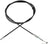 Dorman 912-451 Hood Release Cable - Rear