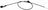 Dorman 912-457 Hood Release Cable - Rear