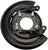 Dorman 926-265 Brake Dust Shield - Rear Left
