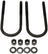 Dorman 929-825 Leaf Spring Axle U-Bolt Kit - Front or Rear