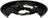 Dorman 947-021 Brake Backing Plate - Rear Right