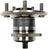 Dorman 951-701 Wheel Bearing and Hub Assembly - Rear Left