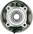 Dorman 951-834 Wheel Bearing and Hub Assembly - Front