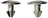 Dorman 961-046D Engine Splash Shield Retainer - Lower
