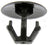 Dorman 963-071D Hood Latch Cover Retainer - Front, Front Left or Front Right