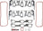 Victor Reinz 11-10559-01 Engine Intake Manifold Gasket Set