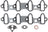 Victor Reinz 11-10564-01 Engine Intake Manifold Gasket Set - Lower