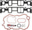 Victor Reinz 11-10600-01 Engine Intake Manifold Gasket Set - Lower and Upper