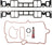 Victor Reinz 11-10601-01 Engine Intake Manifold Gasket Set - Lower and Upper