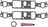 Victor Reinz 11-10609-01 Engine Intake Manifold Gasket Set - Lower