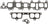Victor Reinz 11-10723-01 Engine Intake Manifold Gasket Set