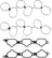 Victor Reinz 11-11056-01 Engine Intake Manifold Gasket Set - Lower and Upper