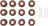 Victor Reinz 12-10240-01 Engine Valve Stem Oil Seal Set