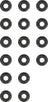 Victor Reinz 12-31306-12 Engine Valve Stem Oil Seal Set - Intake and Exhaust