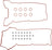Victor Reinz 15-10740-01 Engine Valve Cover Gasket Set