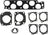Victor Reinz 15-10846-01 Fuel Injection Plenum Gasket Set