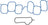 Victor Reinz 15-43057-01 Fuel Injection Plenum Gasket Set