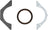 Victor Reinz 19-10139-01 Engine Crankshaft Seal Kit - Rear