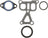 Victor Reinz 19-10161-01 Engine Crankshaft Seal Kit - Front