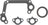 Victor Reinz 19-10218-01 Engine Crankshaft Seal Kit - Front