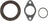 Victor Reinz 19-10230-01 Engine Crankshaft Seal Kit - Front