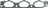 Victor Reinz 71-10600-00 Engine Intake Manifold Gasket - Right or Right Lower