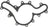 Victor Reinz 71-14669-00 Engine Water Pump Gasket
