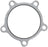 Victor Reinz 71-15055-00 Exhaust Pipe Flange Gasket - Right