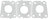Victor Reinz 71-24567-10 Exhaust Manifold Gasket