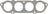 Victor Reinz 71-34222-00 Engine Intake Manifold Gasket - Upper