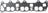 Victor Reinz 71-37713-00 Engine Intake Manifold Gasket - Lower