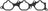 Victor Reinz 71-42843-00 Engine Intake Manifold Gasket - Left Lower
